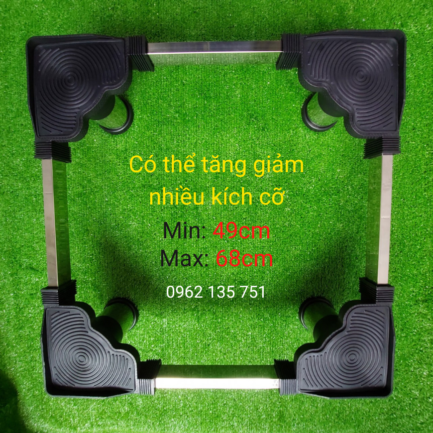 Chân đế chân kệ tủ lạnh, máy giặt INOX cao cấp