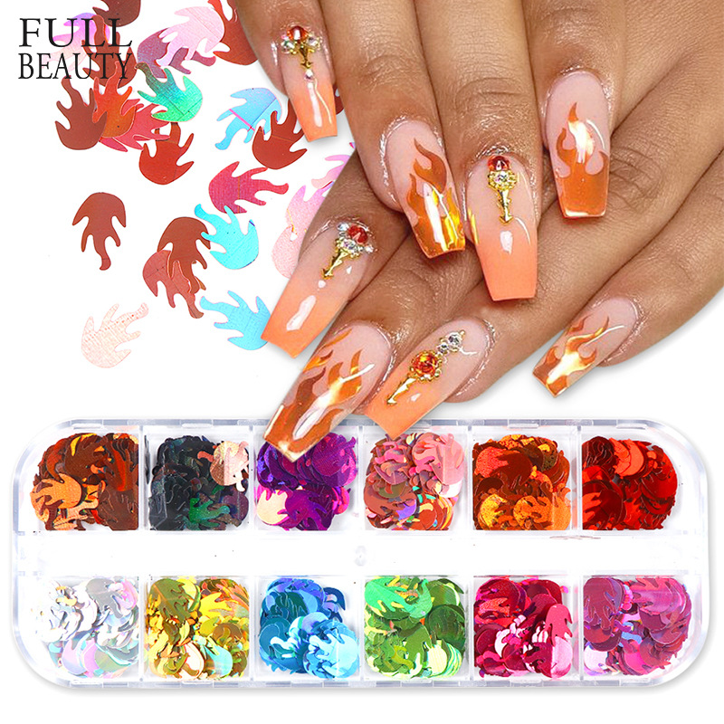 Khay lửa hologarm 12 màu đắp ẩn