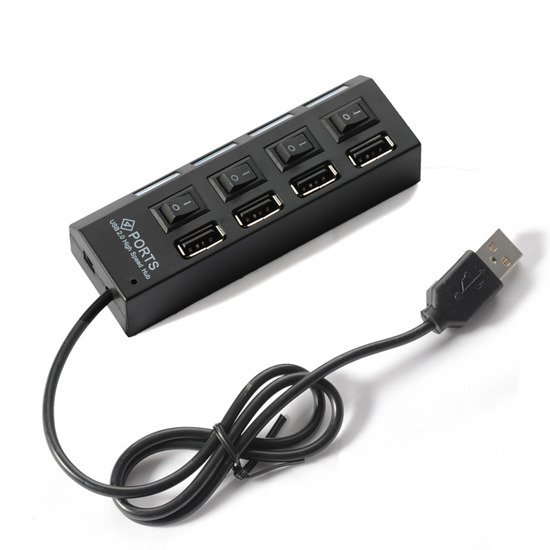 [HCM]Hub chia USB 4 cổng có công tắc