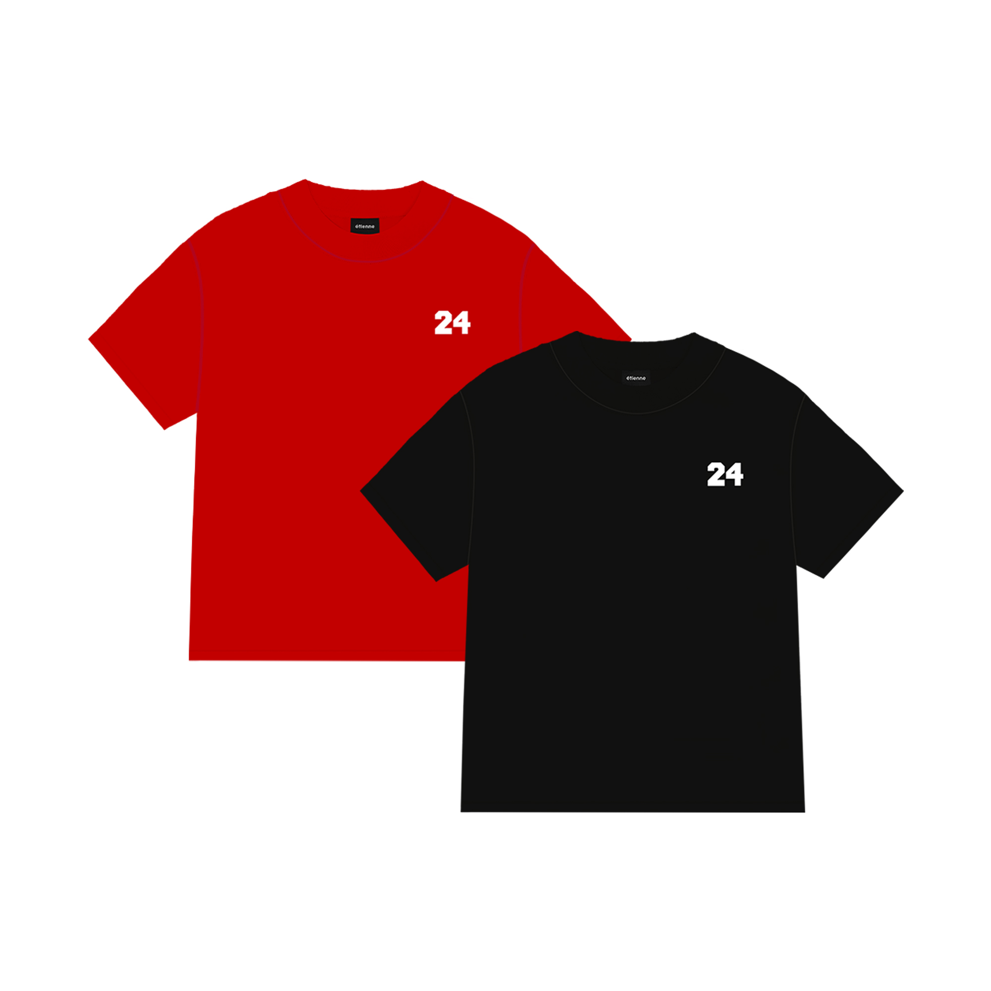 Áo thun baby tee étienne number 24 premium cotton 100% local brand