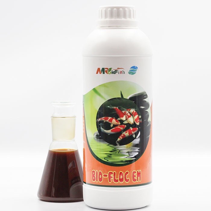 Vi sinh Mr Bio Fish BIO-FLOC EM 1 Lít cho hồ cá Koi