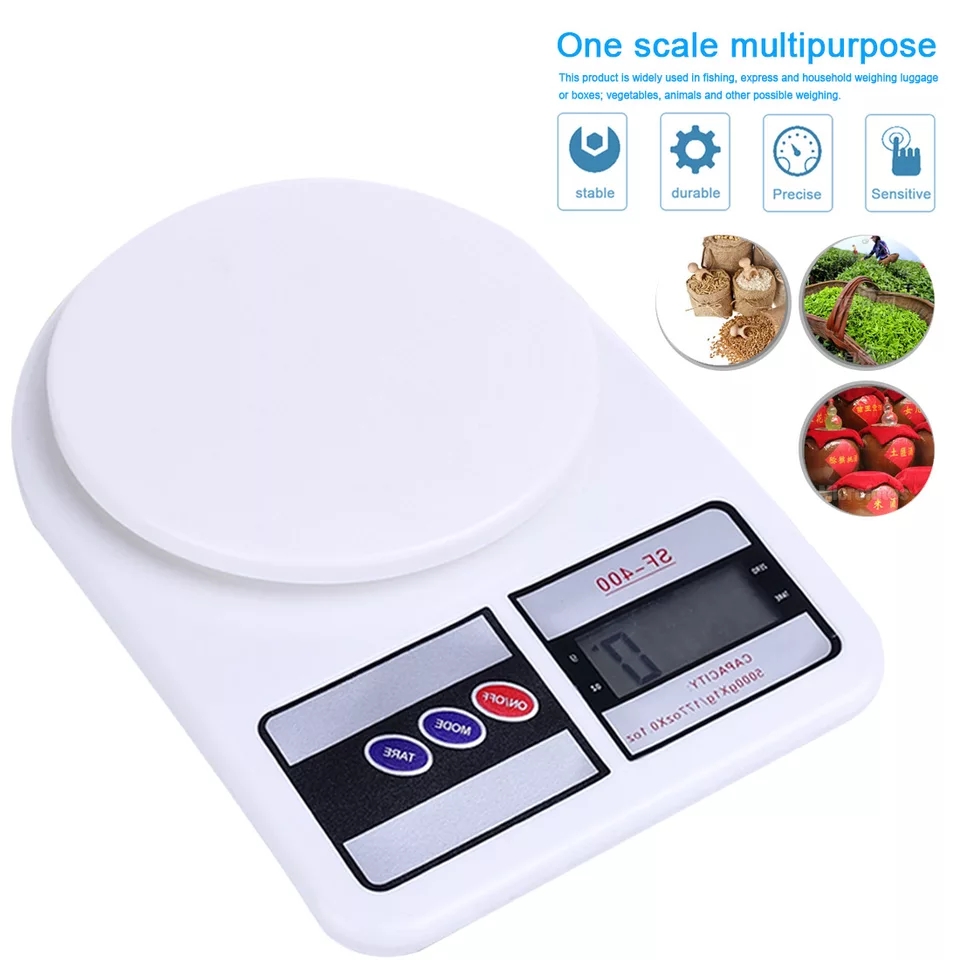 Cân điện tử mini Electronic 5 - 7 Kg dành cho nhà bếp chính xác đến từng gam - Cân Điện Tử Để Bàn Tiện Dụng Sale 50% Vinatech