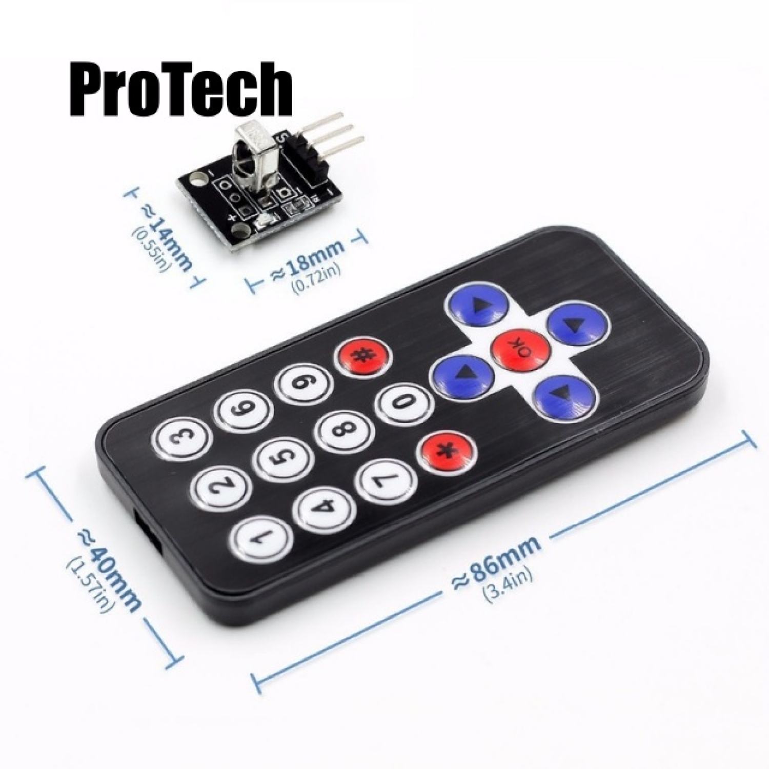 Remote hồng ngoại + mạch điều khiển hồng ngoại, mạch thu hồng ngoại+ remote
