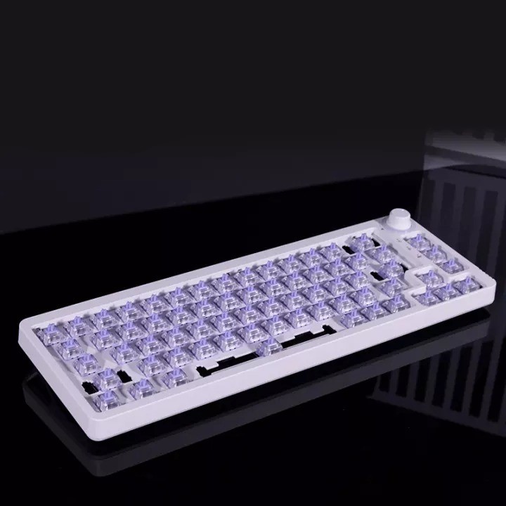 Tm680 trao đổi nóng Bàn Phím Cơ khí Kit không dây 3 chế độ RGB Tương thích với 35 pins cho Cherry Gateron Kailh quay số núm bàn phím