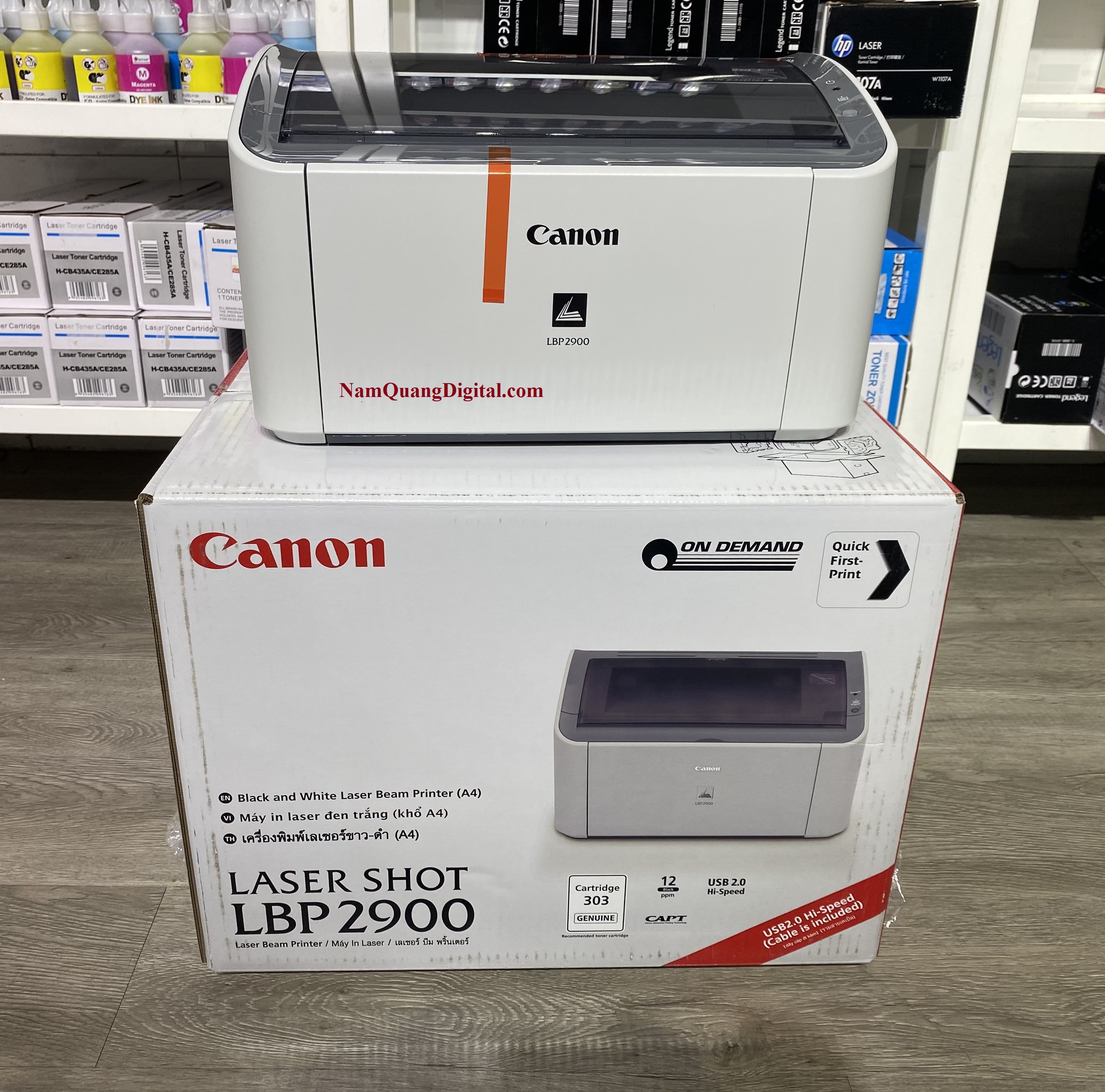 Máy in canon LBP 2900  laser đen trắng like new
