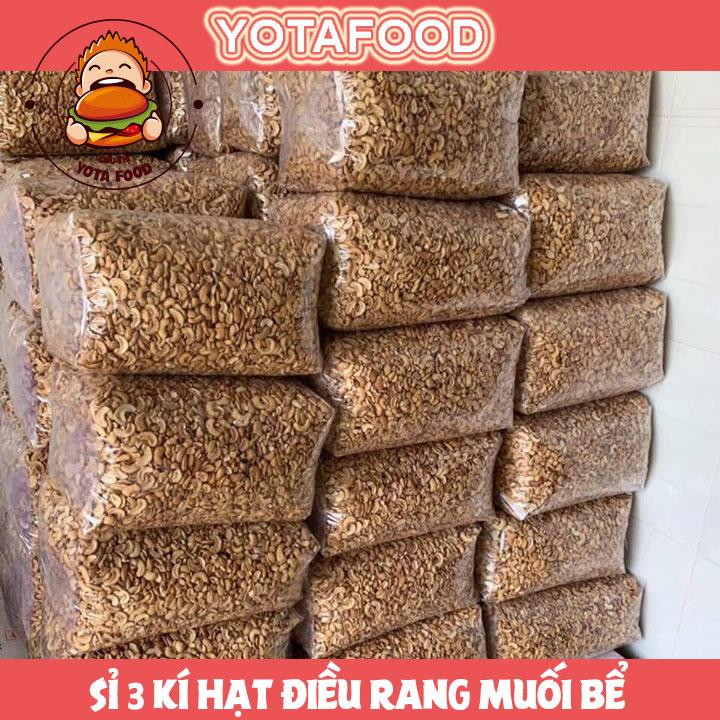 Sỉ 3 kí hạt điều rang muối vỡ Bình Phước loại ngon ( hạt vỡ )