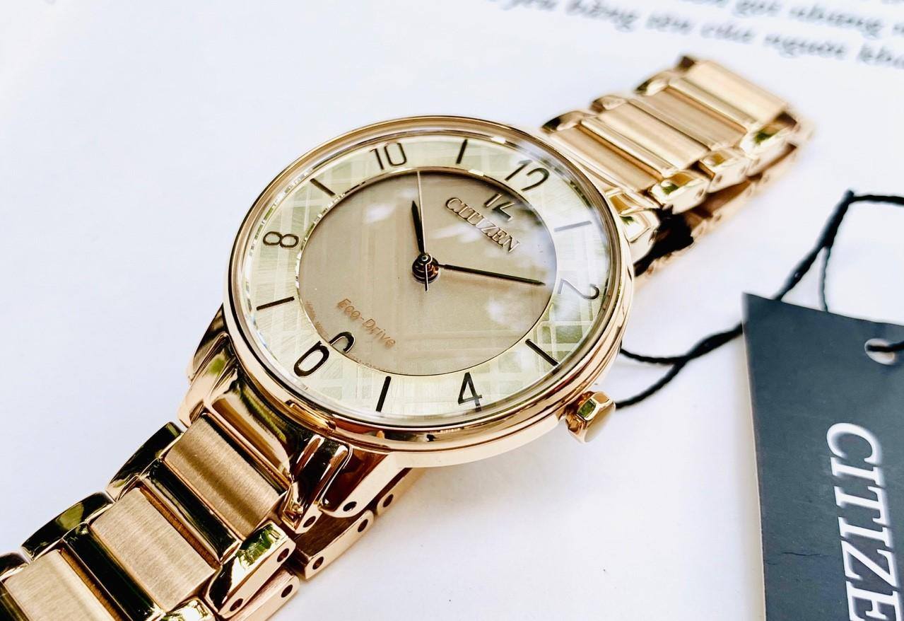 Đồng hồ nữ citizen eco drive em0523-86p - quý phái sang trọng