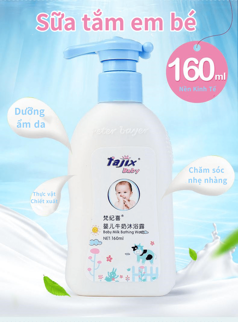 FAJIX đứa bé Sữa tắm dầu gội 2 in 1 (160ML)