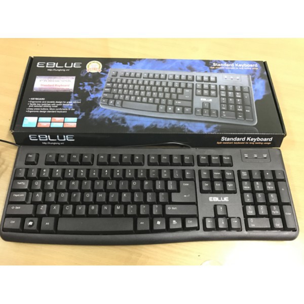 Bàn phím máy tính chuyên game keyboard eblue 045bk bàn phím dành cho game thủ