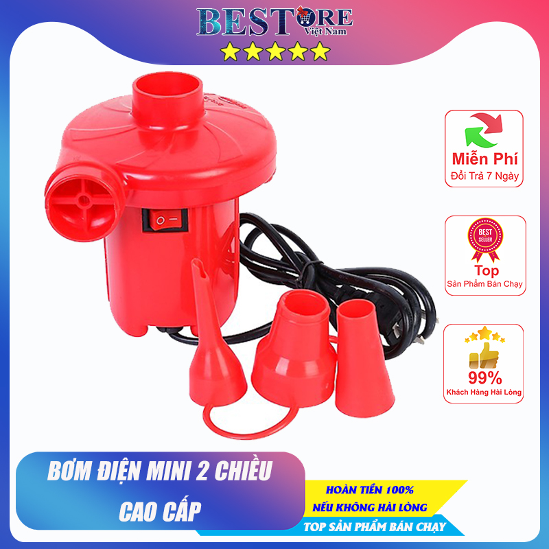 Bơm điện hút chân không 2 chiều Wenbo - bơm hoặc hút bể bơi phao bơi đệm hơi nhà bóng túi chân không