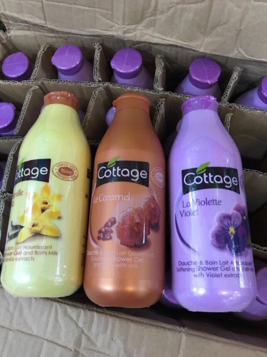 Sữa tắm cottoge chính hãng pháp 750ml
