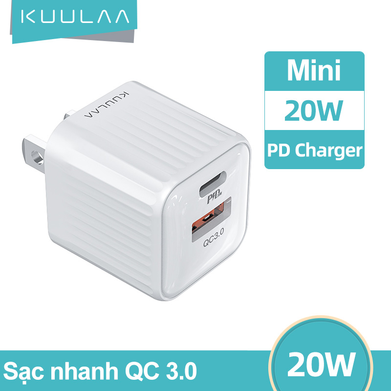 KUULAA Quick Charge 3.0 QC 18W USB US Charger For Xiaomi Redmi Note 8 7 QC3.0 Fast Charging USB Wall Phone Charger For Samsung s10