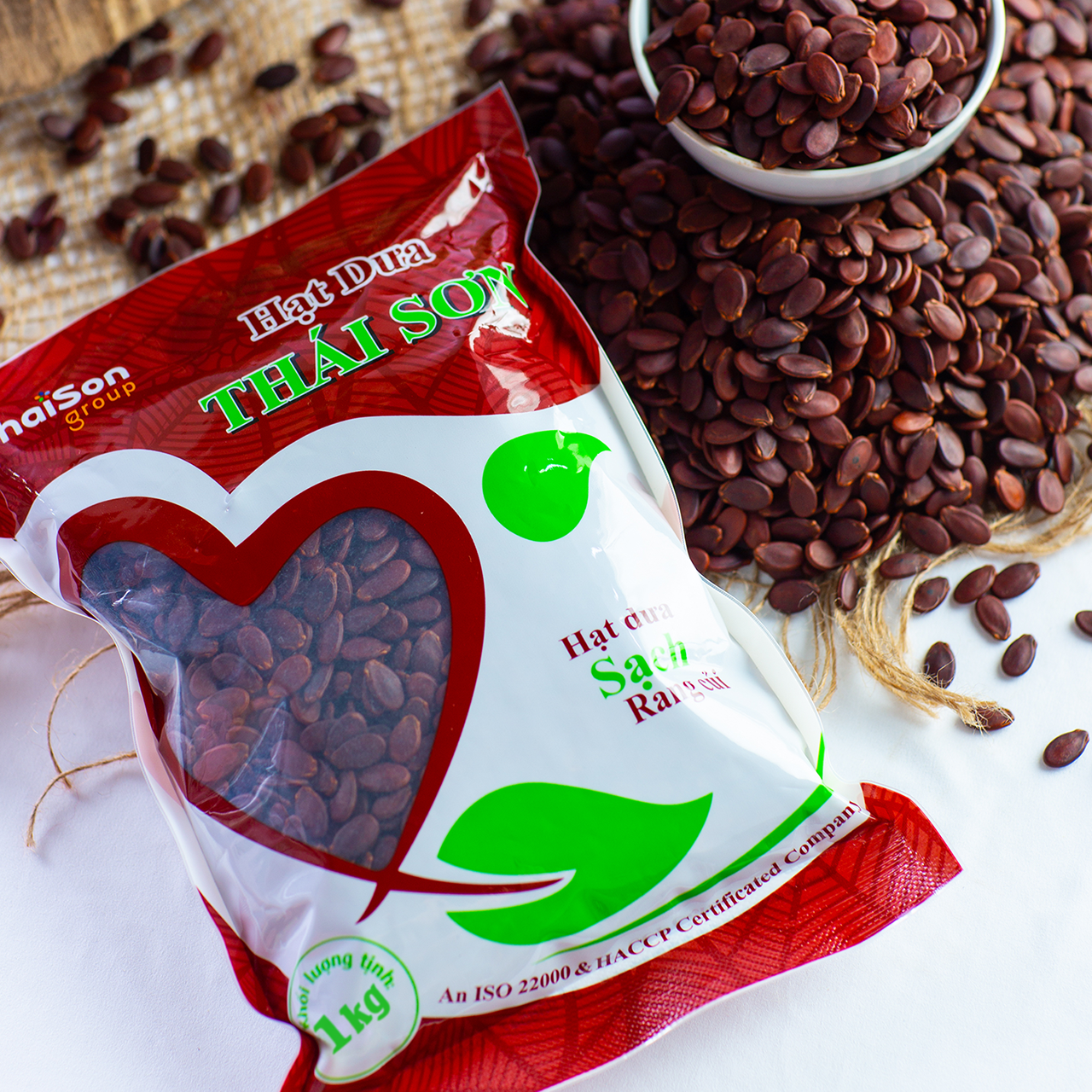 2kg Hạt Dưa Thái Sơn loại 1 thơm ngon đặc biệt bì nâu| Hạt Dưa Thái Sơn Gia Lai