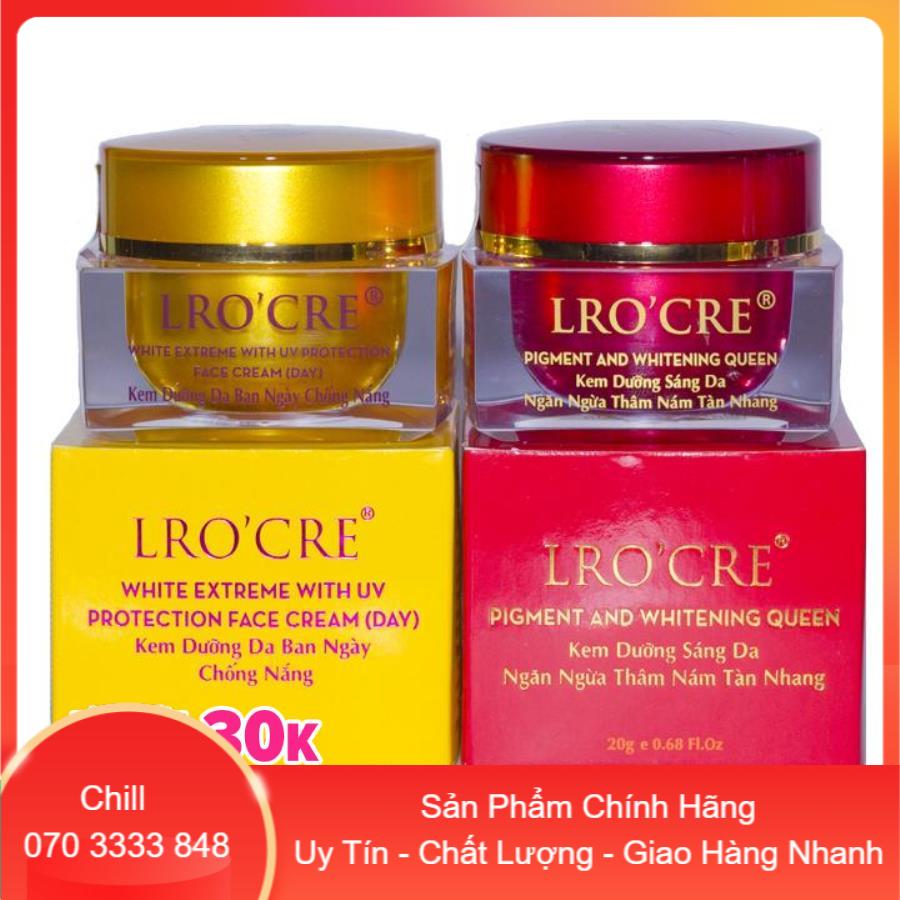 Lro'cre Combo Kem Ngày Và Kem Bell giảm Nám Tàn Nhang