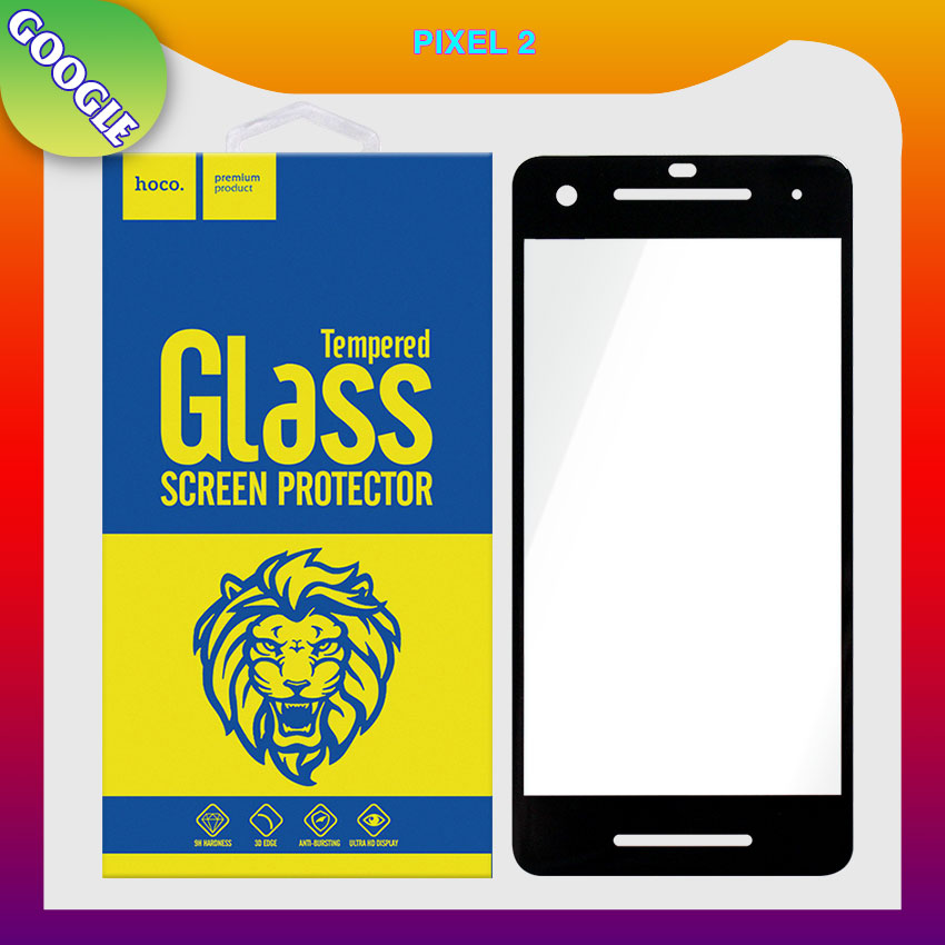 Miếng dán cường lực cho Google Pixel 2 Full viền hiệu Hoco
