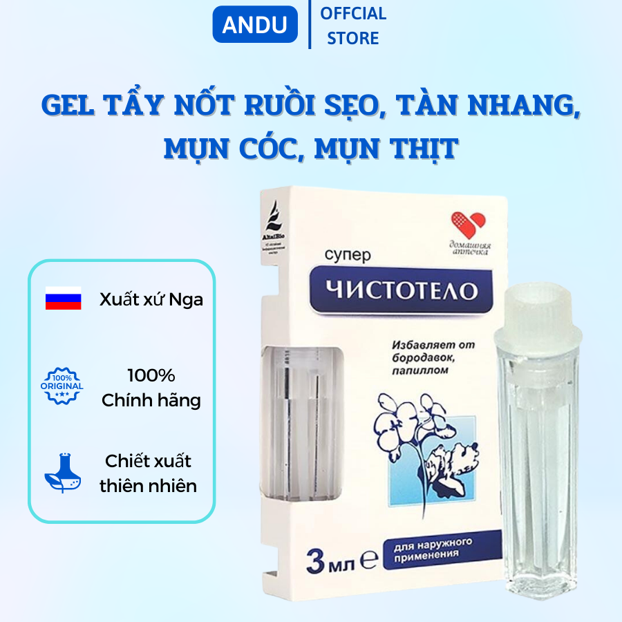 Gel Tẩy Nốt Duồi Dvelinil ,Gel Tẩy Sẹo, Tàn Nhang, Mụn Cóc , Mụn Thịt