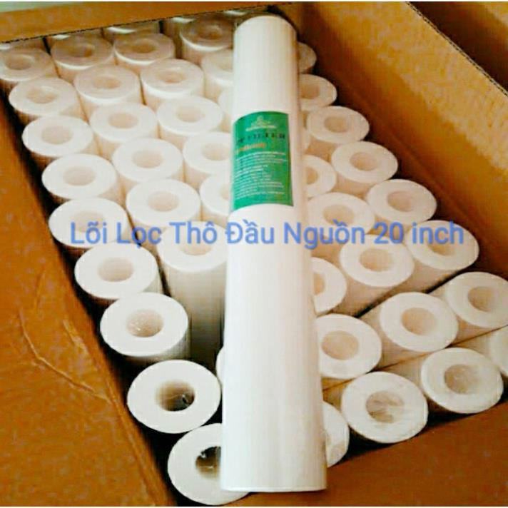 Lõi lọc thô 20 inch công nghiệp, lõi lọc nước đầu nguồn, lõi lọc bông PP số 1 20 inch