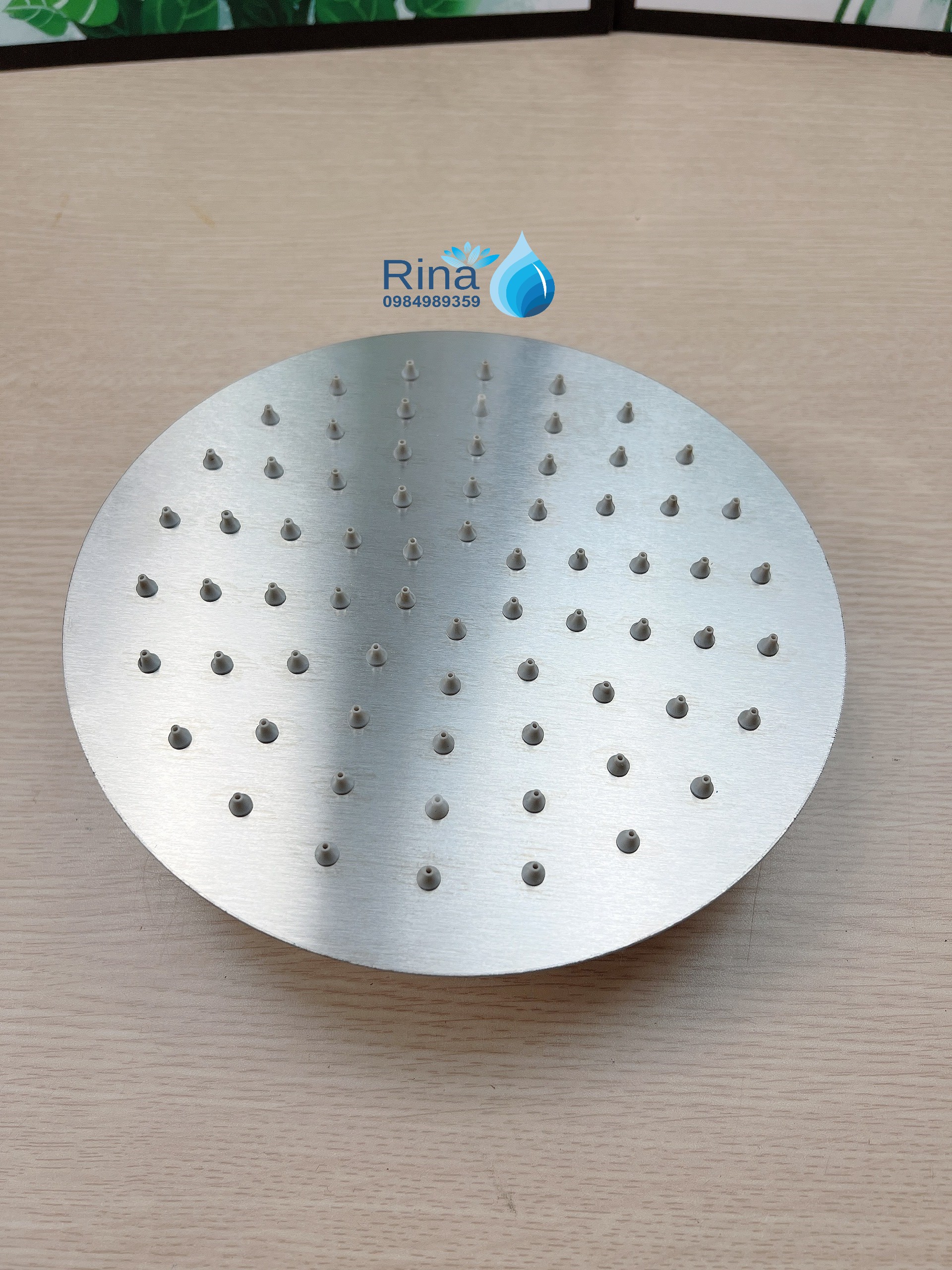Bát sen tắm to mặt sen tắm đứng inox 304, bông sen tắm dùng cho sen cây tắm đứng