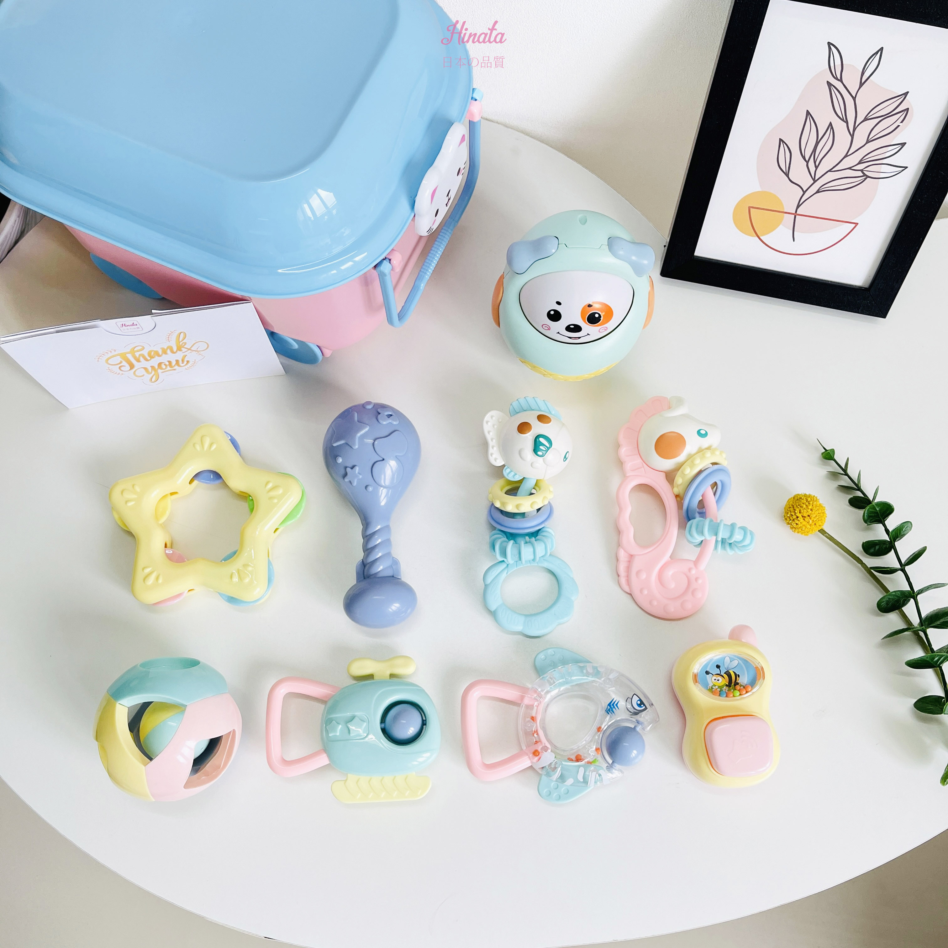 Bộ đồ chơi phát triển trí não BDC30 - Thương hiệu Hinata Nhật Bản