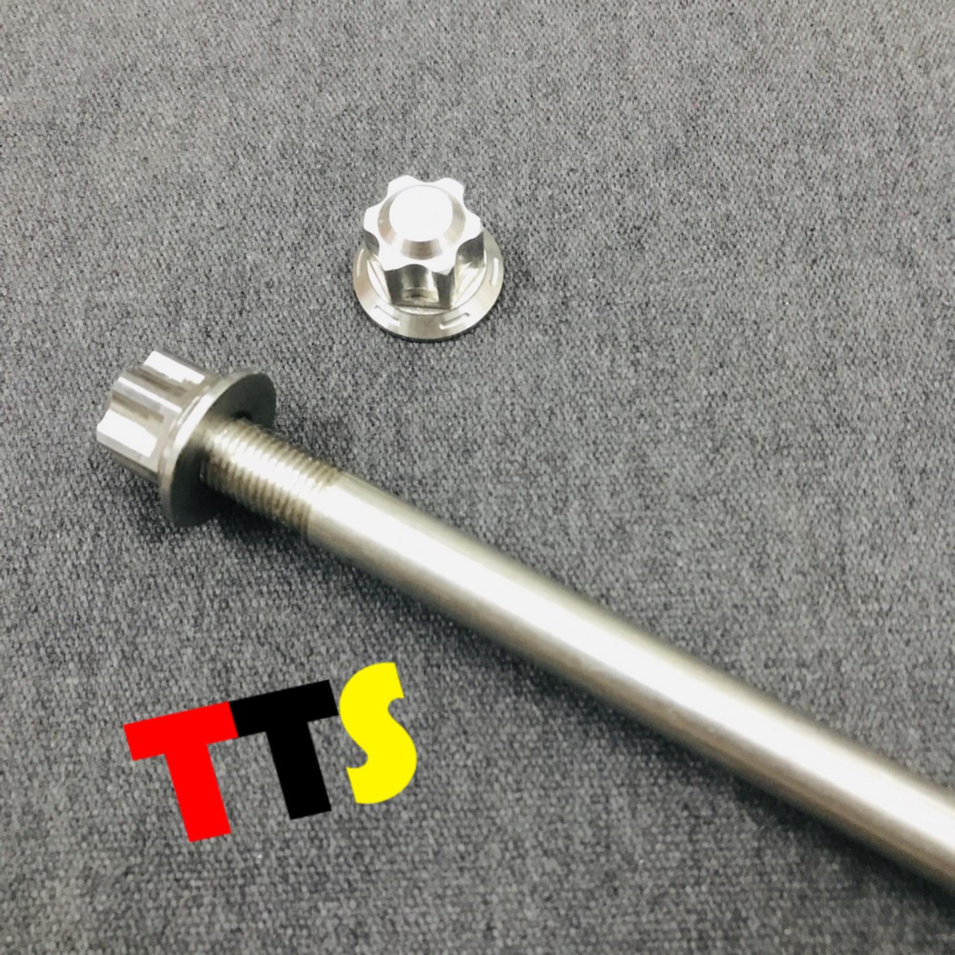 [HCM]( ỐC INOX ) CỐT TRỤC BÁNH TRƯỚC CHO VARIO VISION CLICK THÁI FULL INOX SALAYA CHỐNG RỈ SÉT SANG LÓA MẮT