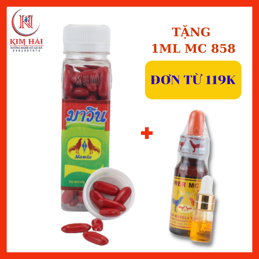 Vitamin bổ máu-MAXWIN[lọ 100 viên]-[uống nuôi hằng ngày]-T.h.uố.c bổ máu cho gà,giúp da hồng hào, đẹp ,căng mịn và săn chắc.