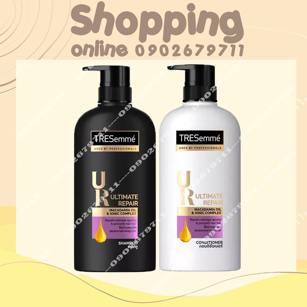 Combo dầu gội và dầu xả Tresemme 450ml x2