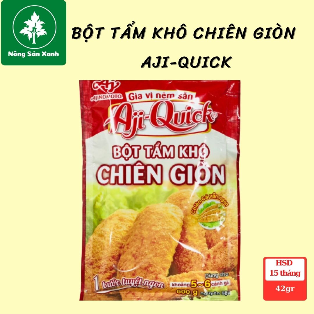 GÓI BỘT CHIÊN GIÒN KHÔ AJI-QUICK 42g 01 gói/ 06 gói tùy chọn