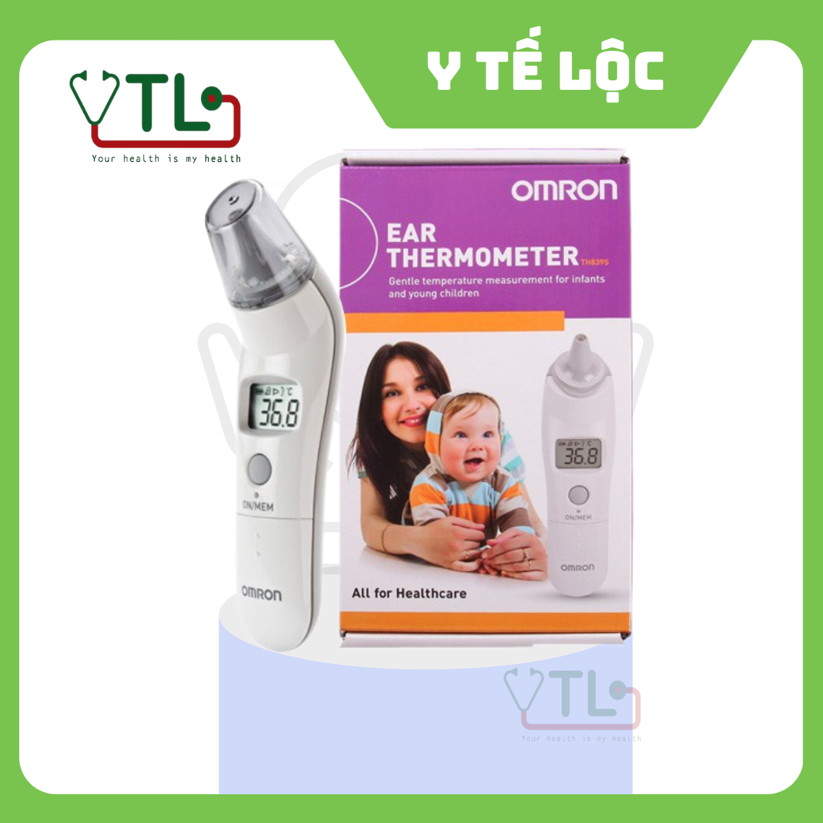 Nhiệt kế điện tử đo tai omron th839s