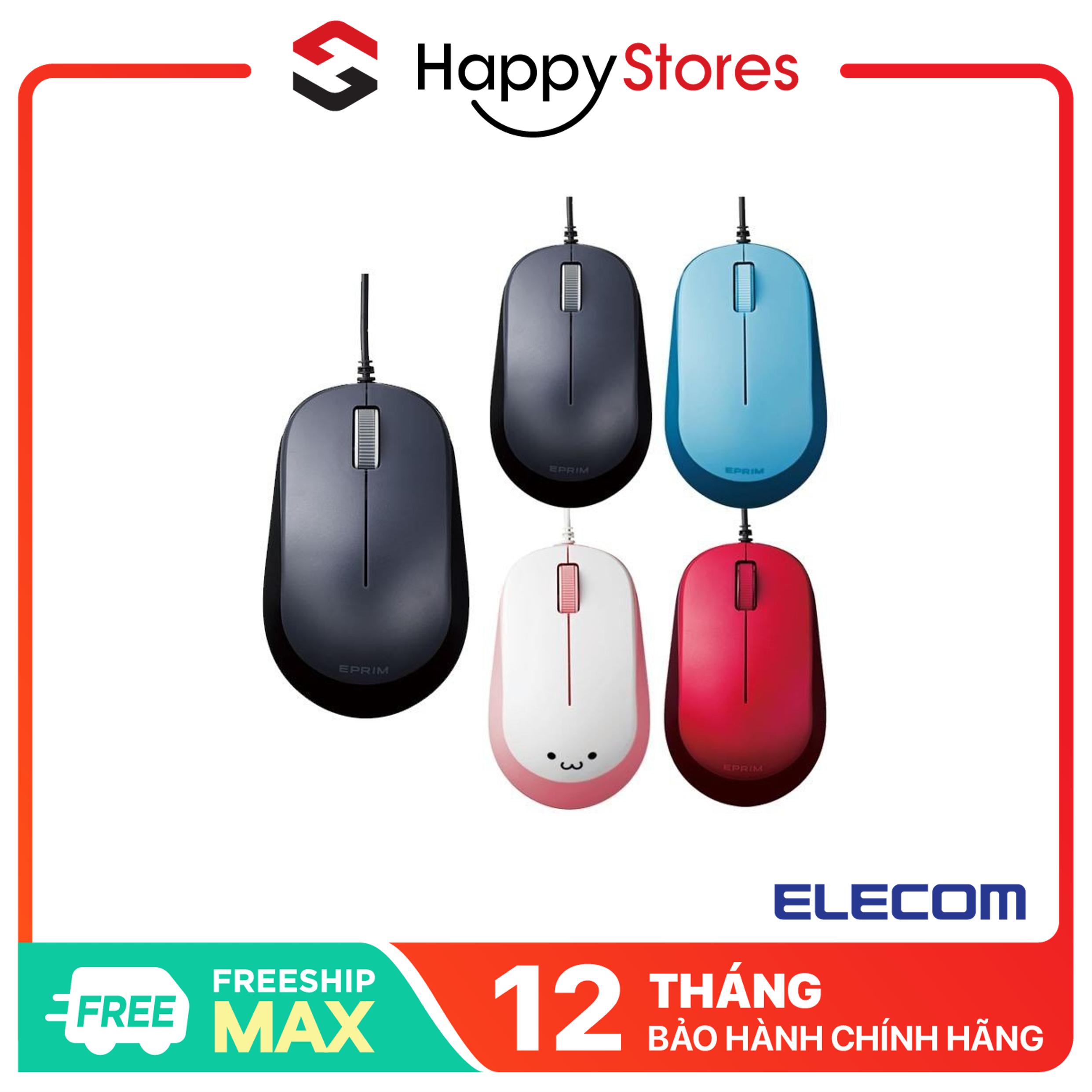 Chuột có dây blueled elecom m-y8ub chính hãng