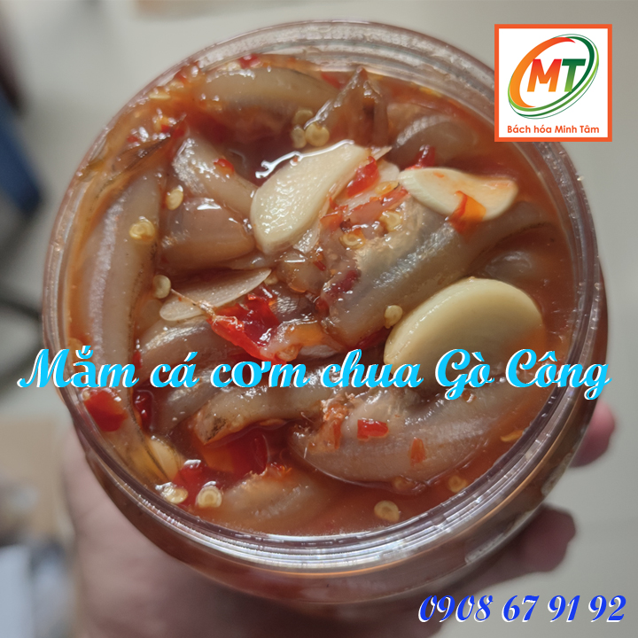 Mắm cá cơm chua Gò Công