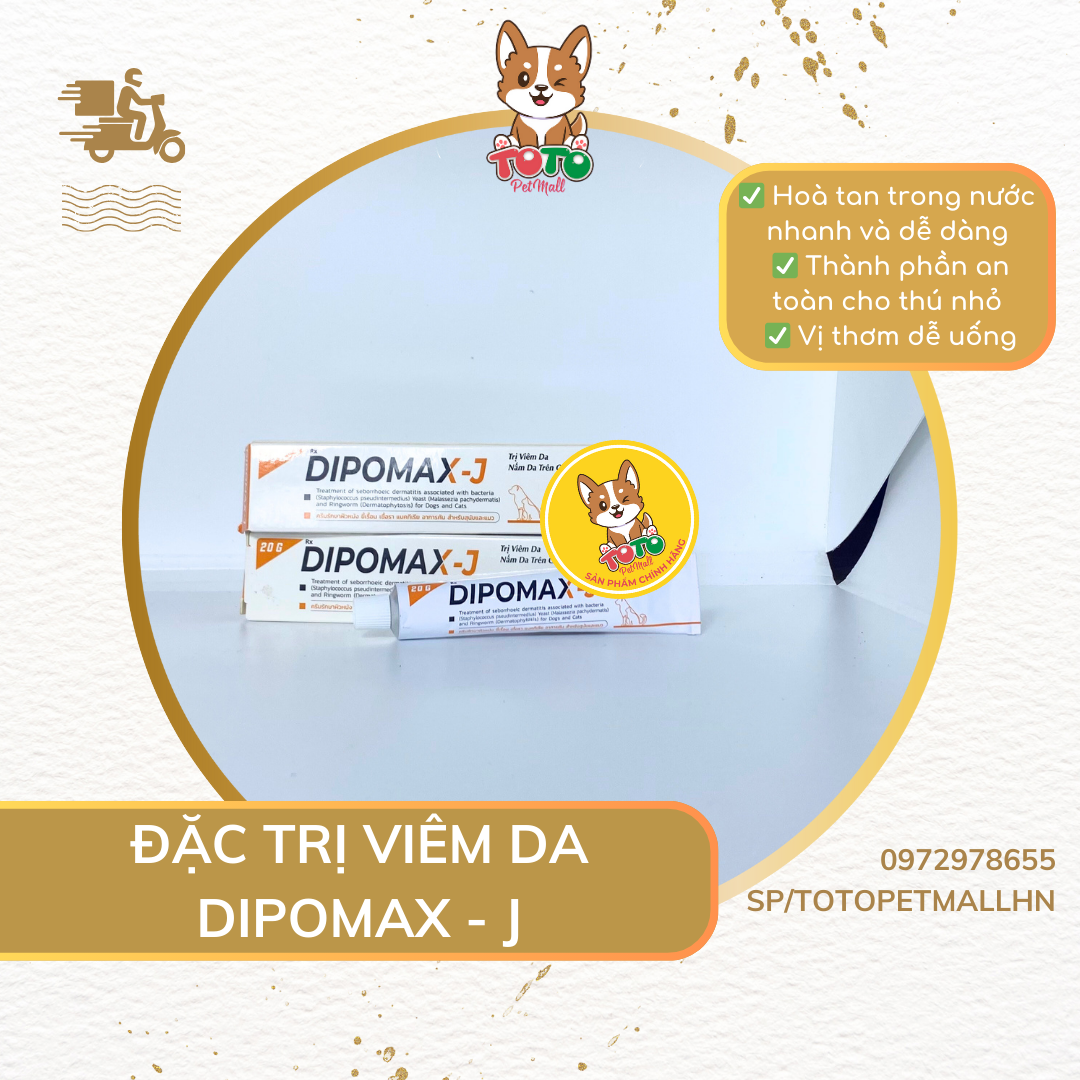 ĐÁNH BAY VIÊM DA DI.POR.MAX-J Dành Cho Chó Mèo - Totopetmallhn
