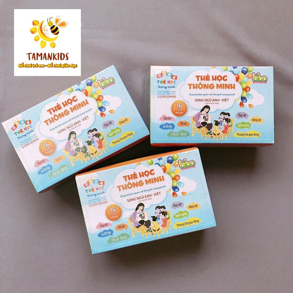 Thẻ Học Thông Minh Cho Bé Flashcards Trọn Bộ 16 Chủ Đề 416 Thẻ Song Ngữ Anh-Việt Cho Bé,Thẻ Học Tiếng Anh Cho Bé