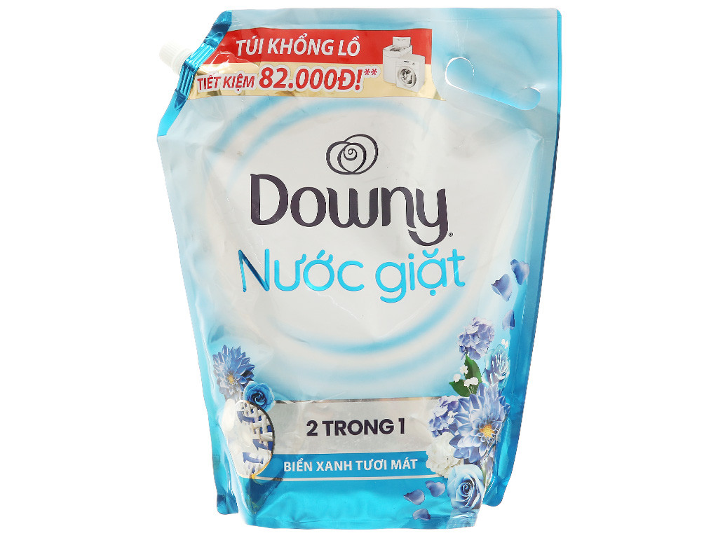 Nước giặt Downy biển xanh tươi mát túi 3.05kg