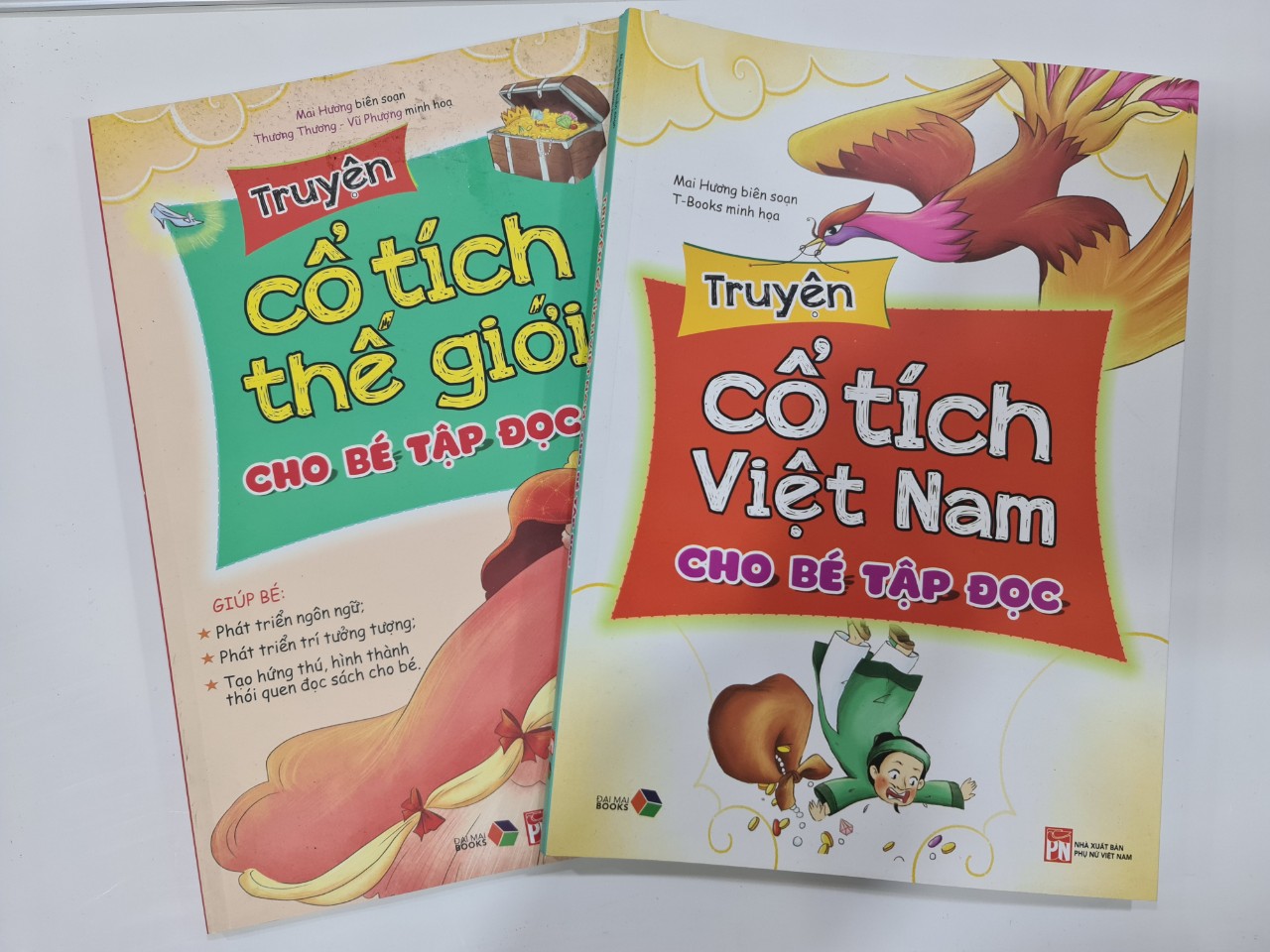 Sách - combo truyện cổ tích việt nam cho bé tập đọc + truyện cổ tích thế giới cho bé tập đọc