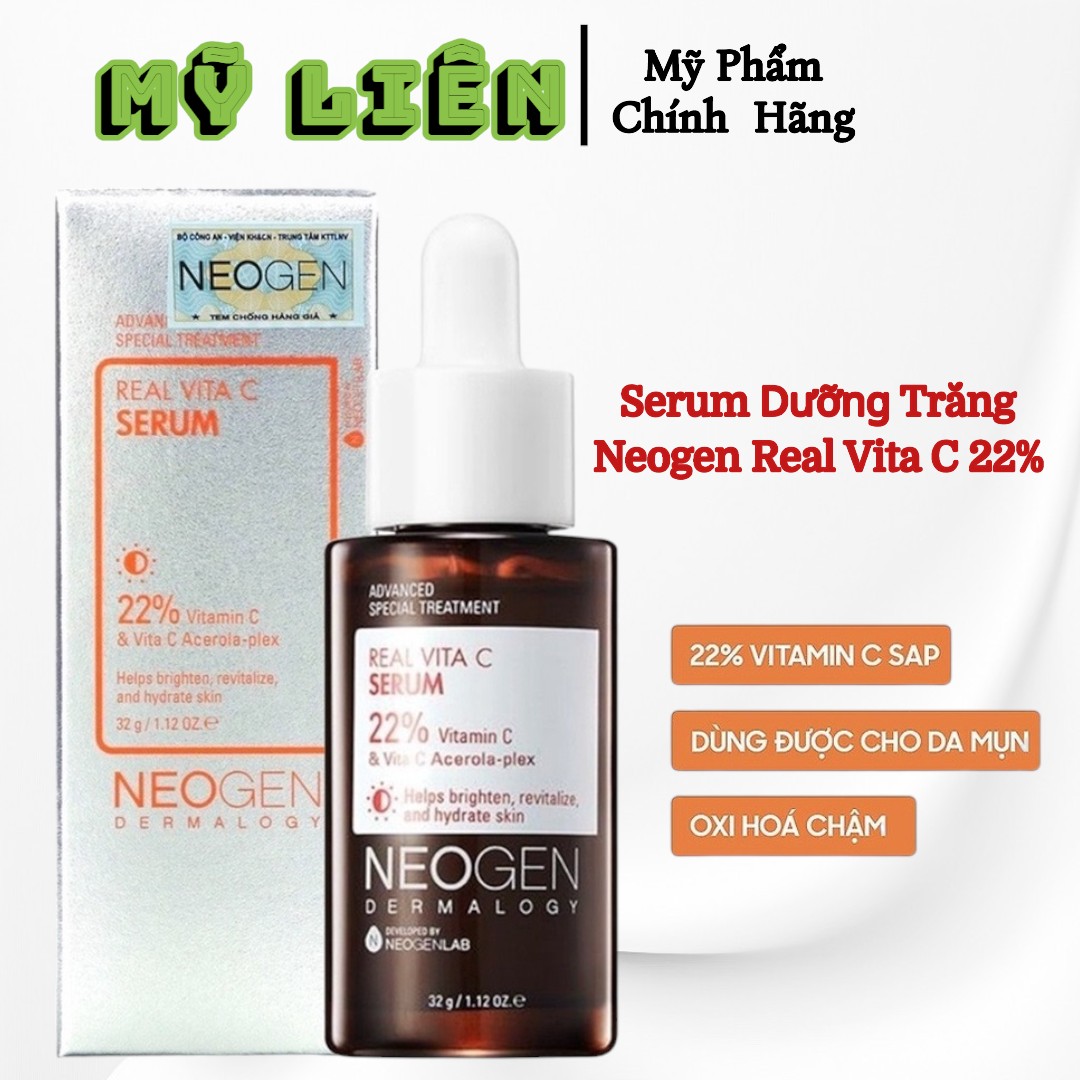 Tinh chất vitaminc neogen serum - dưỡng trắng mờ thâm và làm đều màu da