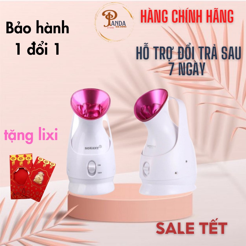 [FreeShip+tặng quà]Máy Xông Hơi Mặt Sokany ZJ_608 ngăn ngừa lão hóa,Máy Xông Mặt mini cao cấp bảo hành 1 đổi 1
