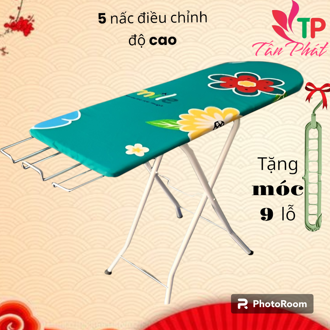 [tặng móc] CẦU LÀ QUẦN ÁO DẠNG ĐỨNG hoặc NGỒI (có khay để bàn ủi)