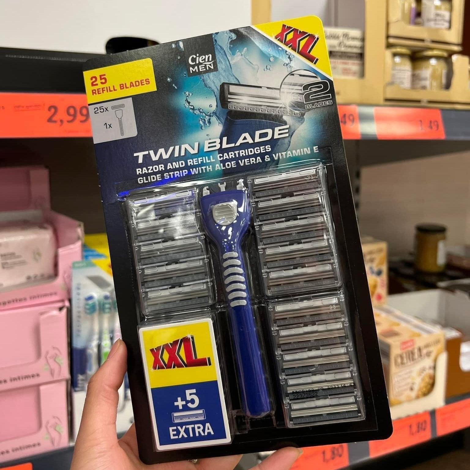 Set - dao cạo râu cien men pháp