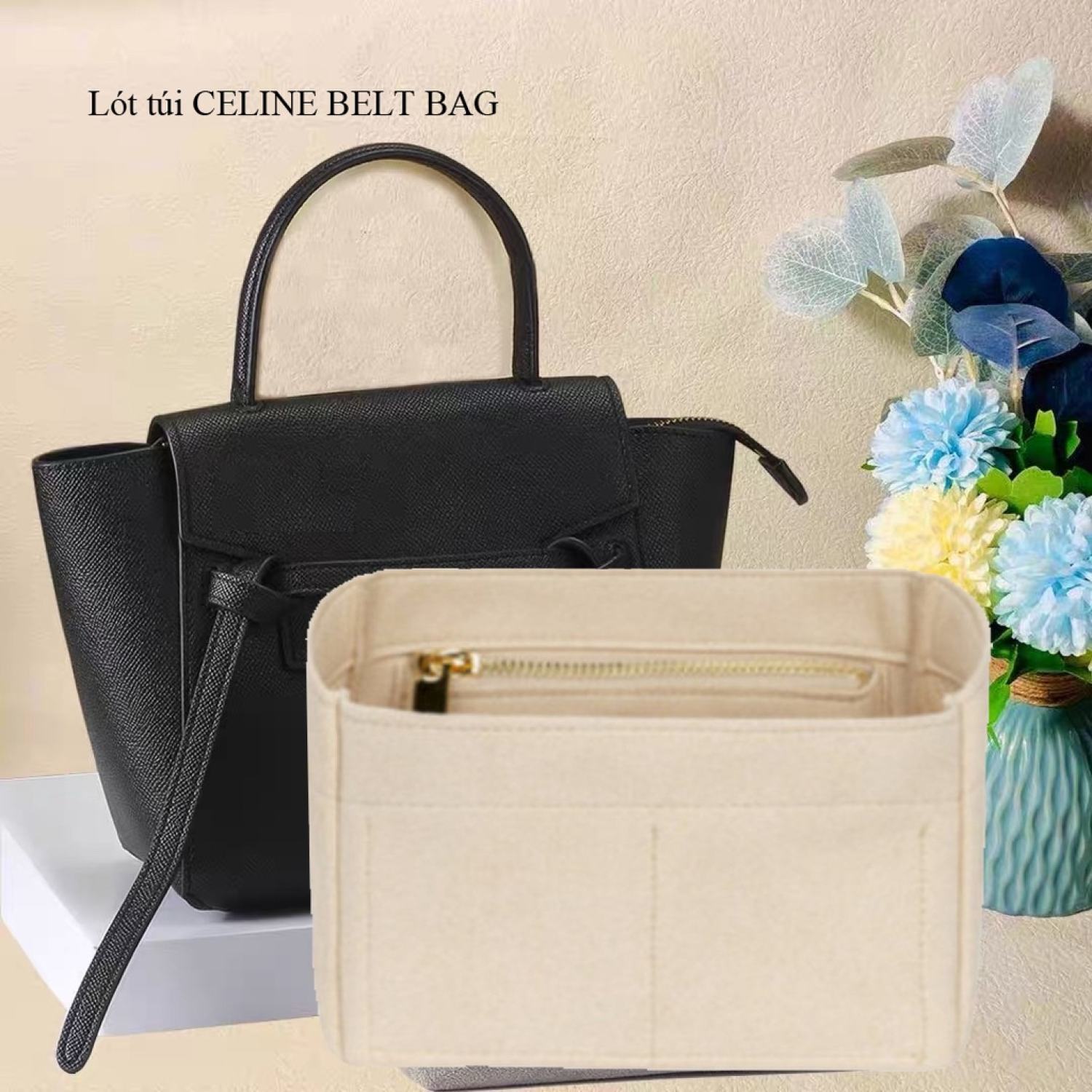 Lót túi Celine Belt cao cấp full Size [Khách hàng có nhu cầu may các loại lót vui lòng liên hệ shop]