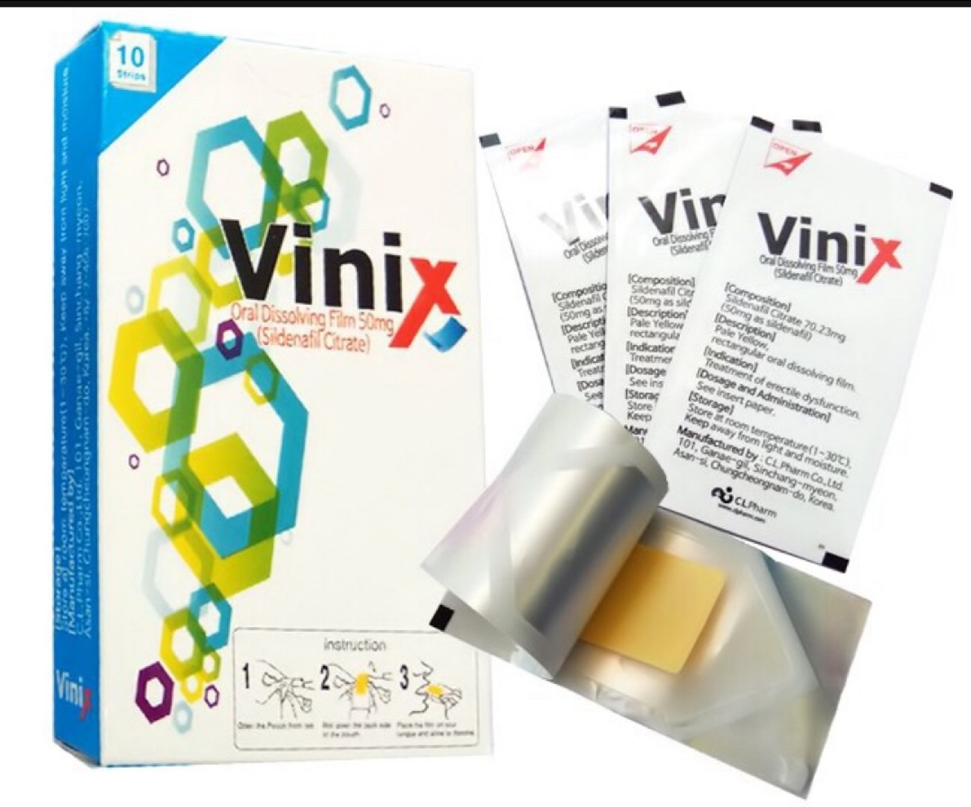 10 TEM VINIX CHÍNH HÃNG NHẬP KHẨU TRỰC TIẾP HÀN QUỐC 100mg
