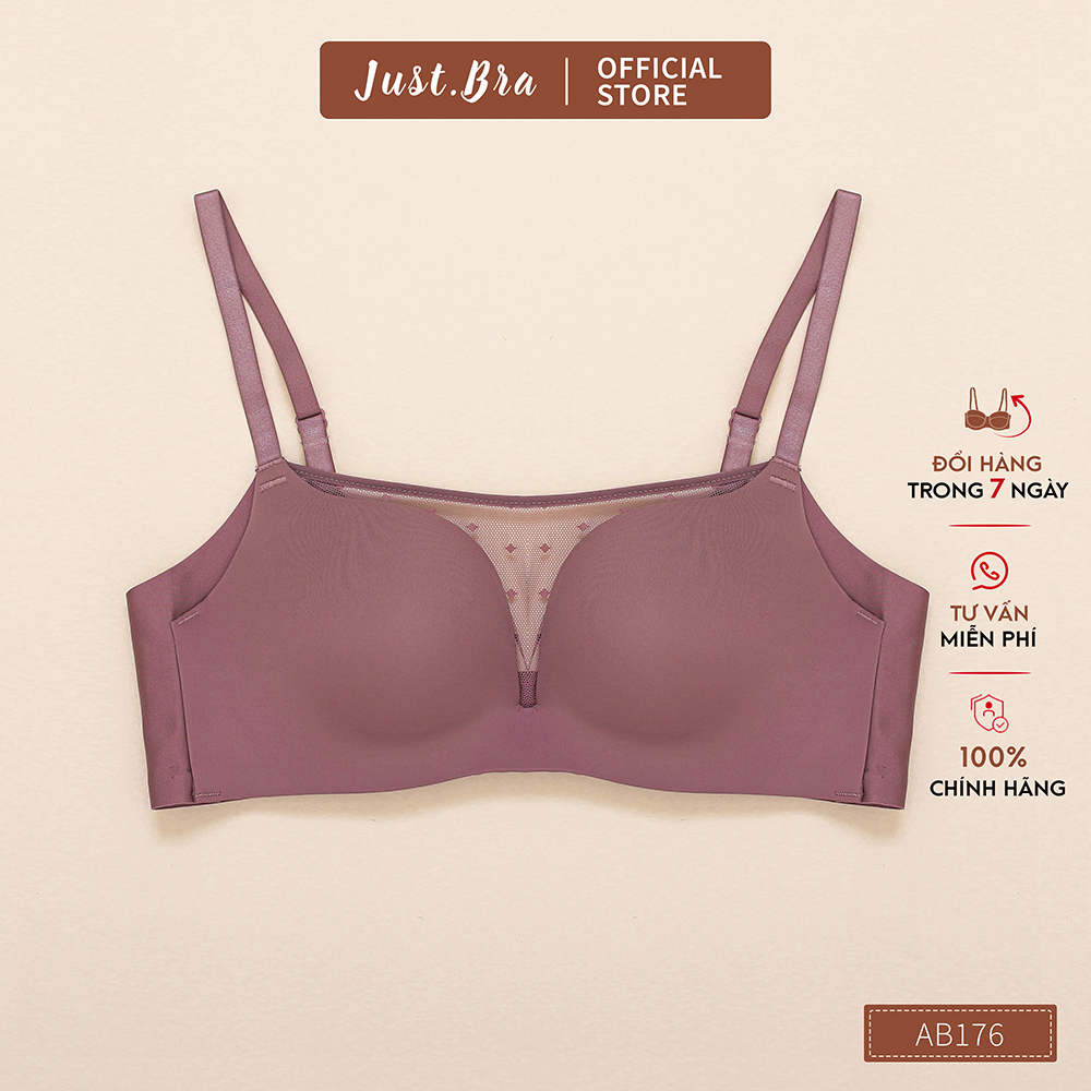 Áo ngực nữ nâng ngực Just Bra ren lưới không gọng AB176