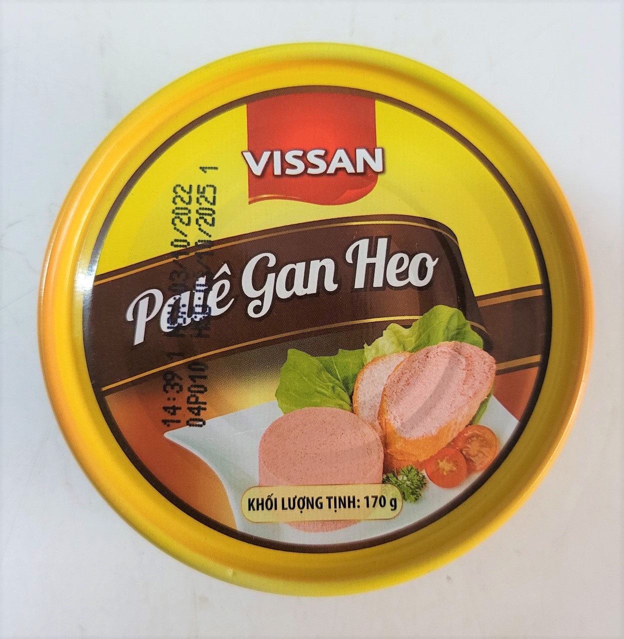 Pate gan heo vissan pork liver paste