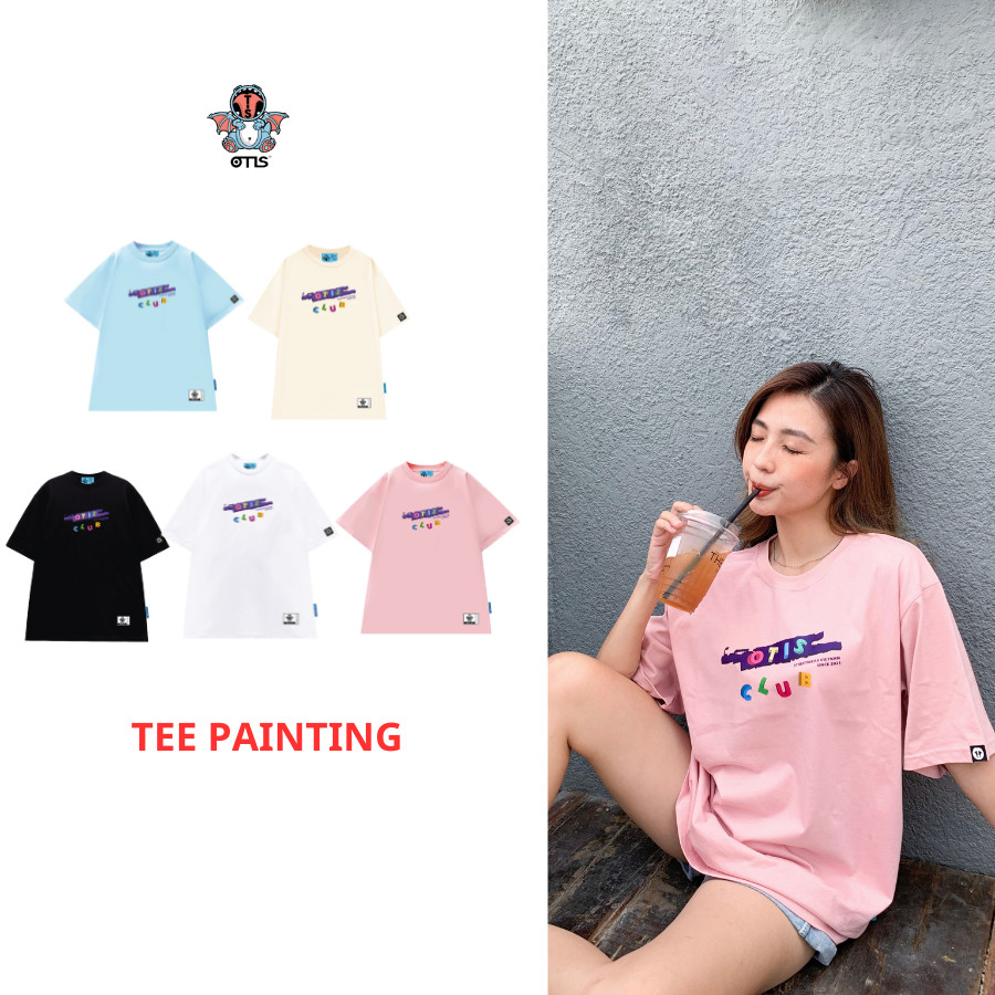 ÁO THUN TAY LỠ COTTON LOCAL BRAND OTIS CLUB - TEE PAINTING