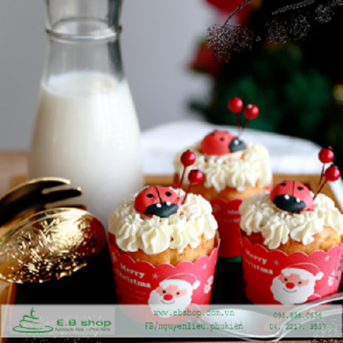 COMBO 50 LY CUPCAKE GIẤY NƯỚNG BÁNH NHỎ