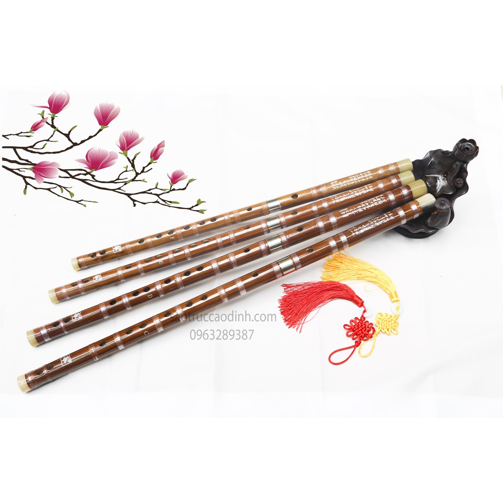 Sáo Trúc Trung Hoa Khớp inox D24, Sáo Dizi Chuyên Nghiệp