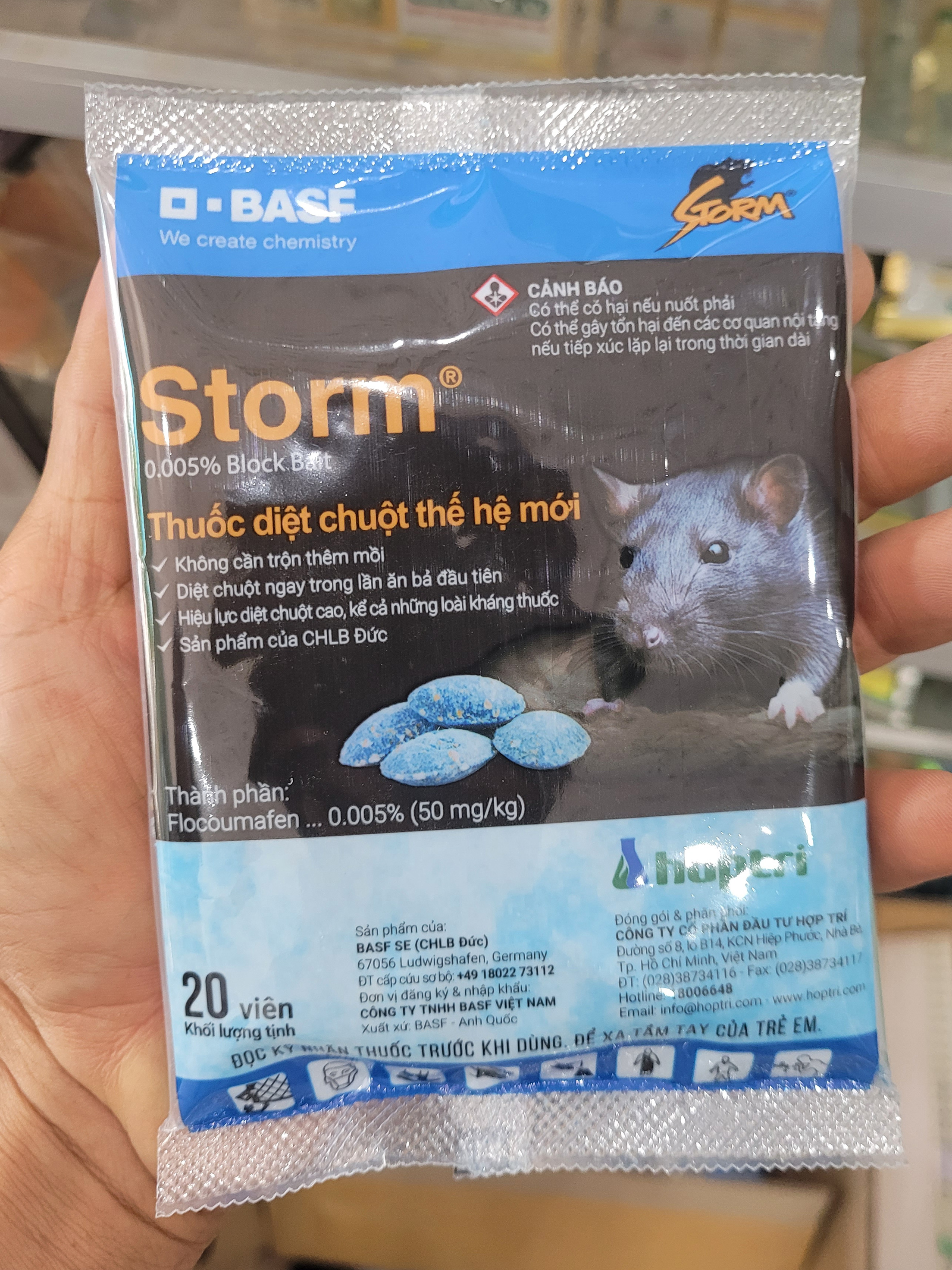 Thuốc diệt chuột sinh học Storm hiệu quả, an toàn