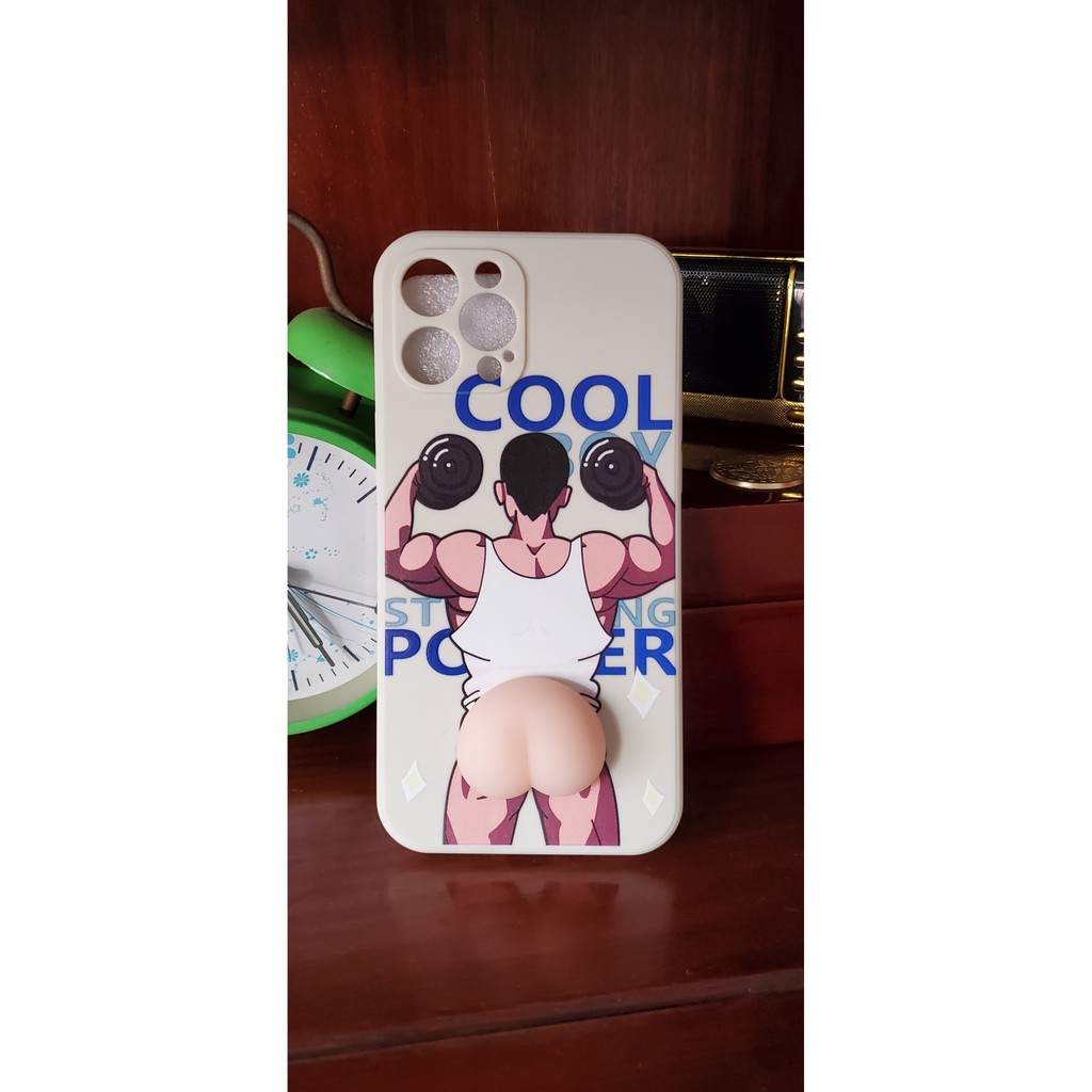 Ốp Lưng Mochi Hình Anh Lực Sĩ M-ông To Cute hài nước IP 7/8Plus IP X/XS XS Max IP 11 11Pro 11Promax 12 12Mini 12 Promax