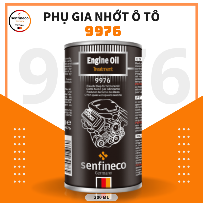 Phụ gia nhớt tăng chất lượng cho ô tô senfineco 9976 engine oil treatment dung tích 300ml