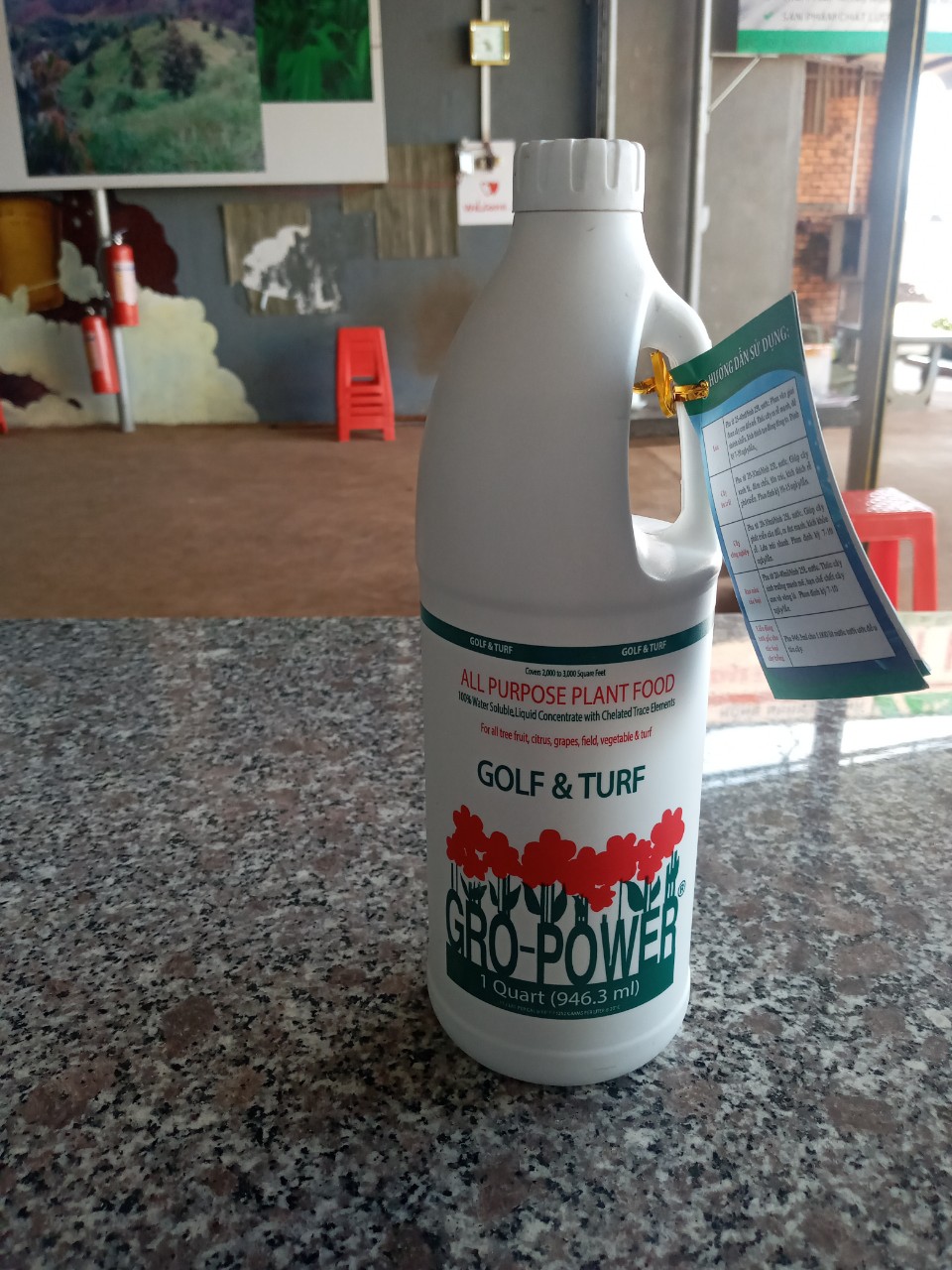 Phân bón vi lượng golf và turf gro-power lọ 946 ml