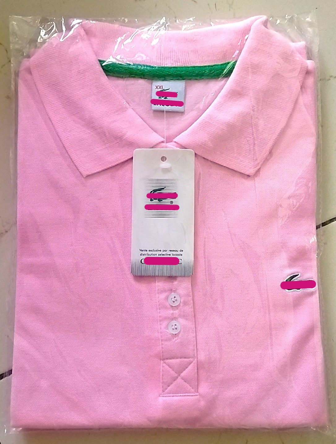 Áo thun Cá sấu NỮ co giãn 4 chiều MÀU HỒNG PHẤN